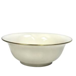 Lenox Porcelain Early 20th Century c. 1900-1930 Ivory Gold Rim 5 1/8" Bowl-Rare